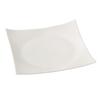 Yanco China FU-109 Fuji Bone White Porcelain 9in X 9in Square Plate - 2dz 