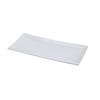 Yanco China FU-212 Fuji Bone White Porcelain 11.5in x 5.5in Rectangular Plate 