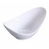 Yanco China FU-508 Fuji Bone White Porcelain 18oz Oval Fortune Bowl - 3dz 