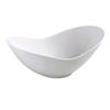 Yanco China FU-510 Fuji Bone White Porcelain 28oz Oval Fortune Bowl - 1dz 