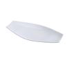 Yanco China FU-810 Fuji Bone White Porcelain 10in x 5in Coupe Platter - 2dz 