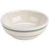 Yanco China GB-15 Green Band American White Ceramic 12.5oz Nappie Bowl 