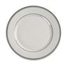 Yanco China Green Band American White Ceramic 8.4in dia. Plate - 3dz - GB-22 