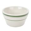 Yanco China GB-4 Green Band American White Ceramic 7.25oz Bouillon Cup 
