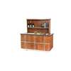 Lakeside 30"Dx72"Wx66"H Portable Bristol Back Bar - 79858 