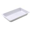 Yanco China GN-120 GN White Melamine 5.5L 1/1 Rectangular Food Pan - 3 Each 