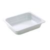 Yanco China GN-212 GN White Melamine 2.3L 1/2 Rectangular Food Pan - 6 Each 