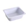 Yanco China GN-213 GN White Melamine 3.6L 1/2 Rectangular Food Pan - 6 Each 