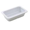 Yanco China GN-610 GN White Melamine 1/4 Rectangular Food Pan - 6 Each 
