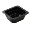 Yanco China GN-706BK GN Black Melamine 1/6 Rectangular Food Pan - 6 Each 