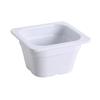 Yanco China GN-707 GN White Melamine 0.9L 1/6 Rectangular Food Pan - 6 Each 
