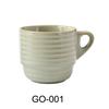 Yanco China GO-001 Golden Coast Earthy Tone Porcelain 6oz Cup - 3dz 
