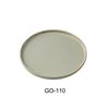 Yanco China GO-110 Golden Coast Earthy Tone Porcelain 10.5in dia. Plate - 1dz 