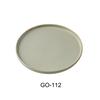 Yanco China GO-112 Golden Coast Earthy Tone Porcelain 12in dia. Plate - 1dz 