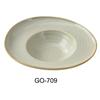 Yanco China GO-709 Golden Coast Earthy Tone Porcelain 10oz Dessert Plate 