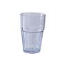 Yanco China HA-010 Hawaii Clear Plastic 10oz Double Rocks Glass - 6dz 