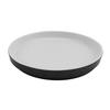 GET INF114 Infuse Natural Stone Melamine 8.3in dia. Edge Rim Plate-1dz 