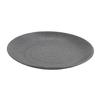 GET INF200 Infuse Stone Grey Melamine 10in dia. Plate - 1dz 