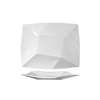International Tableware, Inc Aspekt Bright White 10-1/2in x 8-1/4in Porcelain Square Plate - AS-16 