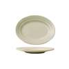 International Tableware, Inc Athena American White 11-7/8in x 9-1/4in Ceramic Platter - AT-14 