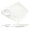International Tableware, Inc Bright White 14-1/2in Diameter Porcelain Plate - KT-145 