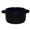 International Tableware, Inc Hilo Black/Cobalt Blue 12-1/2oz Porcelain Bistro Soup Bowl - 83567-2901/05MF-05C 
