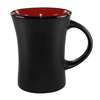 International Tableware, Inc Hilo Black/Red 10oz Porcelain Venturi Mug - 83570-2904/05MF-05C 