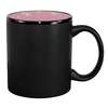 International Tableware, Inc Hilo Black/Pink 11oz Porcelain Mug - 87168-26/05MF-05C 