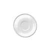 International Tableware, Inc Cancun European White 6-1/4in Ceramic Bistro Saucer - 81376-02S 