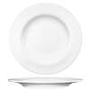 International Tableware, Inc Bristol Bright White 9in Diameter Porcelain Wide Rim Plate - BL-88 