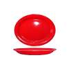 International Tableware, Inc Cancun Crimson Red 10-3/8in x 7-1/4in Ceramic Oval Platter - CA-12-CR 