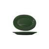 International Tableware, Inc Cancun Green 12-1/2in x 9in Ceramic Platter - CA-14-G 