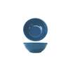 International Tableware, Inc Cancun Light Blue 12-1/2oz Ceramic Oatmeal/Nappie Bowl - CA-15-LB 