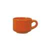 International Tableware, Inc Cancun Orange 7-1/2oz Ceramic Cup - CA-23-O 