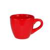 International Tableware, Inc Cancun Crimson Red 3-1/2oz Ceramic A.D. Cup - CA-35-CR 