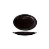 International Tableware, Inc Cancun Black 11-3/4in x 9-1/4in Ceramic Platter - CAN-13-B 