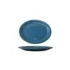 International Tableware, Inc Cancun Light Blue 9-3/4in x 7in Ceramic Platter - CAN-12-LB 