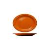 International Tableware, Inc Cancun Orange 11-3/4in x 9-1/4in Ceramic Platter - CAN-13-O 