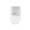 International Tableware, Inc Elite Bright White 8oz Porcelain Square Bowl - EL-11 