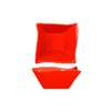 International Tableware, Inc Aspekt Crimson Red 11oz Porcelain Square Bowl - AS-11-CR 