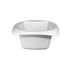 International Tableware, Inc Bright White 5oz Porcelain Square Bowl - FA-415 