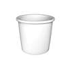 International Tableware, Inc Bright White 6oz Porcelain Round Mini Pot Bowl - FA-426 