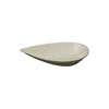 International Tableware, Inc Bright White 3-1/2oz Porcelain Tear Drop Shaped Bowl - FAW-55 