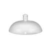 International Tableware, Inc Bright White 7in Diameter Porcelain Lid for LD-1100 - LD-700 