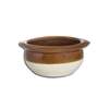 International Tableware, Inc American White with Caramel 10oz Stoneware Ceramic Soup Crock - OSC-155-TT 