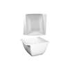 International Tableware, Inc Pacific Bright White 24oz Porcelain Square Bowl - PC-24 