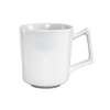 International Tableware, Inc Quad European White 11oz Porcelain Mug - QP-17 