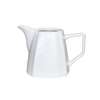 International Tableware, Inc Rhapsody Bright White 4oz Porcelain Creamer - RA-100 