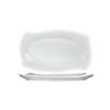 International Tableware, Inc Rhapsody Bright White 12in x 7in Porcelain Oval Platter - RA-13 
