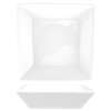 International Tableware, Inc Slope Bright White 6oz Porcelain Square Bowl - SP-15 
